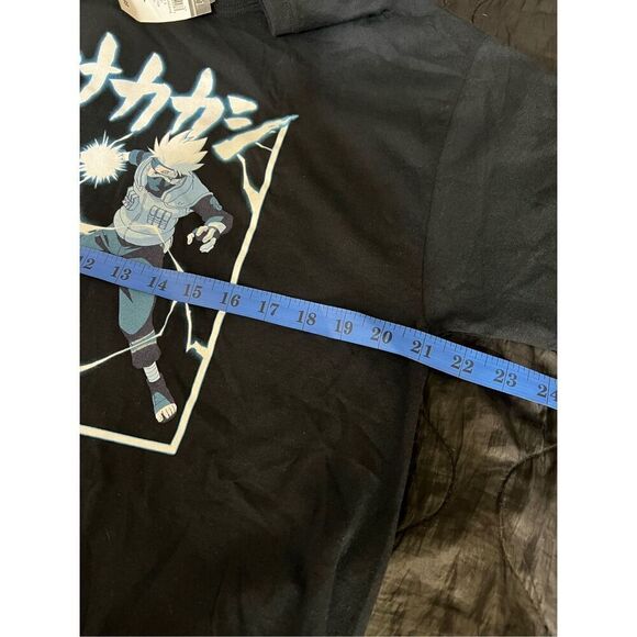 Rue21 Top Mens Size Large Black Naruto Shippuden Anbu Ops Kakashi T-Shirt NWT - Picture 4 of 6